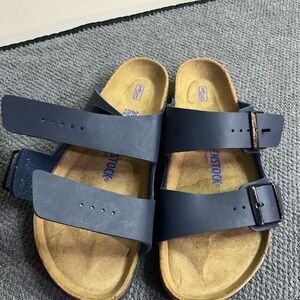 Birkenstock Dark Blue Adjustable Sandals